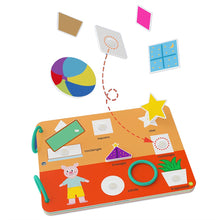 Carregar imagem no visualizador da galeria, Livro Sensorial de Figuras em Velcro - Montessori
