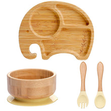 Load image into Gallery viewer, Kit Introdução Alimentar Bambu Premium - Elefante
